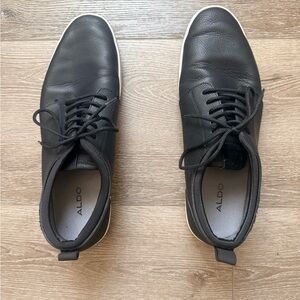 ALDO Men's Black Leather Shoes Size 10